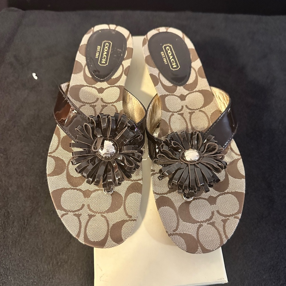 Brand New Coach sandals